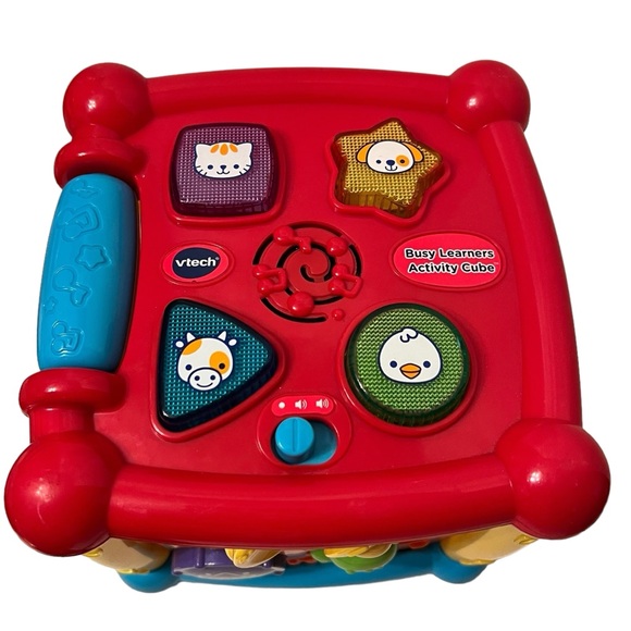 VTech Busy Learning Activity Cube Musical Multicolor - Picture 3 of 7